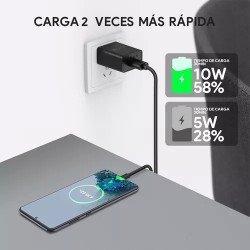 Cargador Tipo C Carga Rápida Usb Datos Celular 1hora