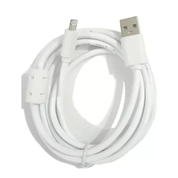 Cable blanco 1hora Micro Ip a Usb 2.0 Uso Rudo 1.5 mts Rapida Cab075-b 2.1 A